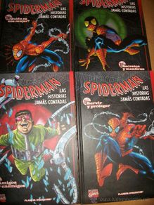 Comics: LOTE 4 COMICS TAPA DURA - SPIDER MAN - SPIDERMAN - LAS HISTORIAS JAMAS CONTADAS - #1 A #4 - MARVEL